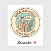 Ontcijfer de genetische code met bio-informatica sticker (Vel)