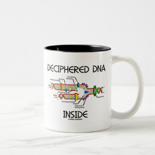 Ontcijferd DNA (DNA-replicatie-Humor) Tweekleurige Koffiemok
