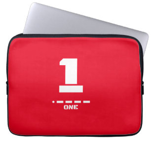 Ontcijferen Morse Code 1-One NAVO Laptop Sleeve