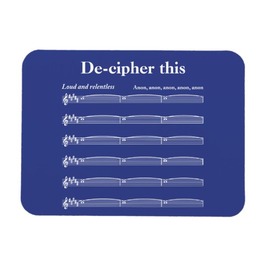 Ontcijferen van deze magneet (Horizontaal)