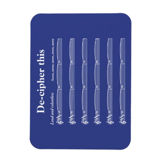 Ontcijferen van deze magneet (Verticaal)