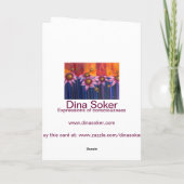 Ontcijferend de Reis - wenskaart Kaart (Achterkant)