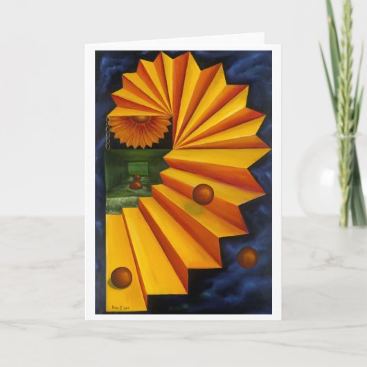 Ontcijferend de Reis - wenskaart Kaart (Voorkant)