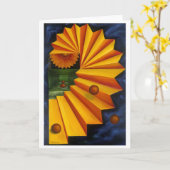 Ontcijferend de Reis - wenskaart Kaart (Gele Bloem)