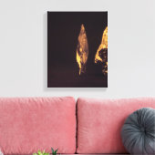 Ontdaan van de hals of speerkop canvas afdruk (Insitu (Woonkamer))