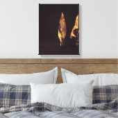 Ontdaan van de hals of speerkop canvas afdruk (Insitu (Slaapkamer))