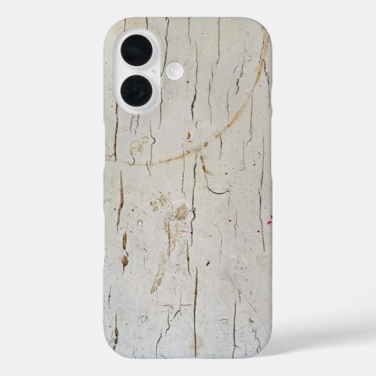ontdaan van druk hout met roestring Case-Mate iPhone case (Achterkant)