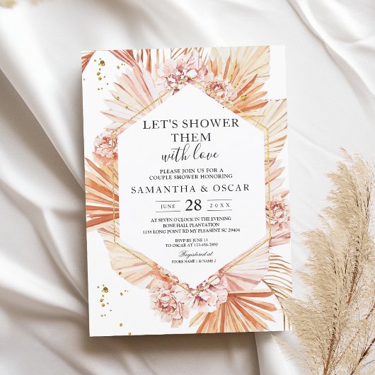 Ontdaan van terracotta Gedroogd palmlef Oranje Lij Kaart