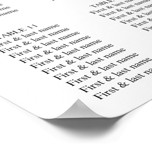 Ontdaan van terracotta Gedroogd palmlef Oranje Lij Poster (Hoek)