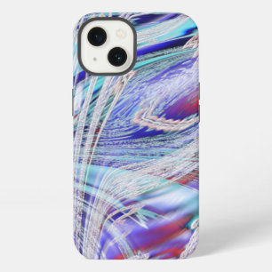 Ontdane gekruiste vogelveertjes iPhone 13 hoesje
