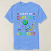 Ontdek 6e graad terug naar school astronaut ruimte t-shirt (Design voorkant)