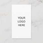 Ontdek | Aanpasbare QR-code- en logo-sjabloon Visitekaartje (Achterkant)
