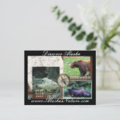 Ontdek Alaska Briefkaart (Staand voorkant)