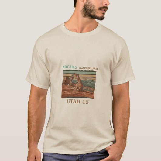 Ontdek Arches National Park T-shirt (Voorkant)