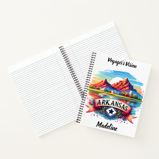 Ontdek Arkansas: Natuur en cultuur wachten op u! Notitieboek (Binnen)