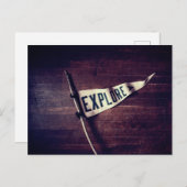 Ontdek - avontuurlijke verwachtingen briefkaart (Voorkant / Achterkant)