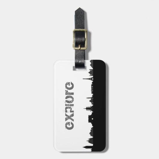 Ontdek Bagagelabel (Voorkant verticaal)