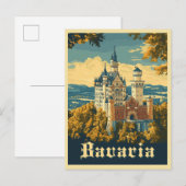 Ontdek Beieren: Kasteel Neuschwanstein Briefkaart (Voorkant / Achterkant)