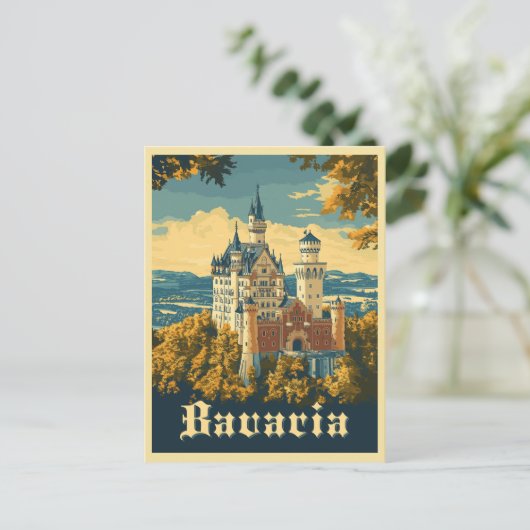 Ontdek Beieren: Kasteel Neuschwanstein Briefkaart (Staand voorkant)