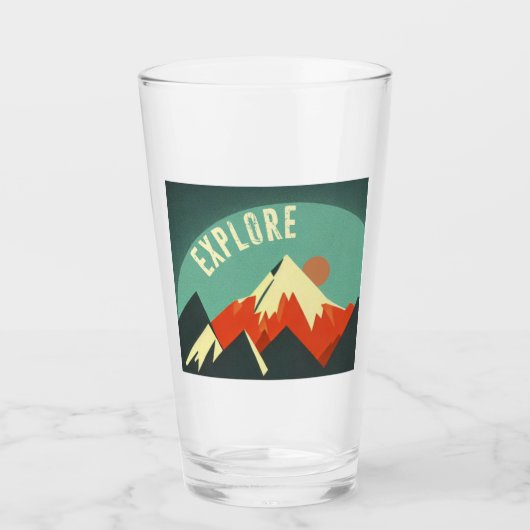 Ontdek bergen glas (Voorkant)