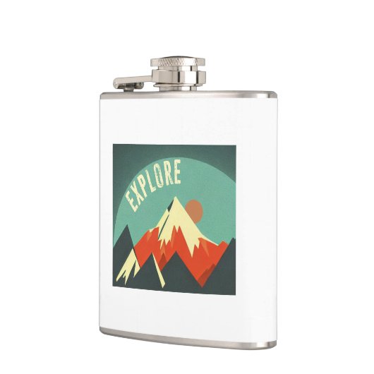 Ontdek bergen heupfles (Links)