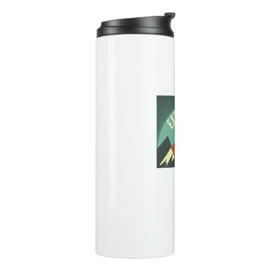 Ontdek bergen thermosbeker (Gedraaid links)