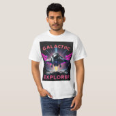 "Ontdek Beyond: Galactic Explorer" T-shirt (Voorkant volledig)