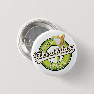 ontdek brazil wonderlust ronde button 3,2 cm
