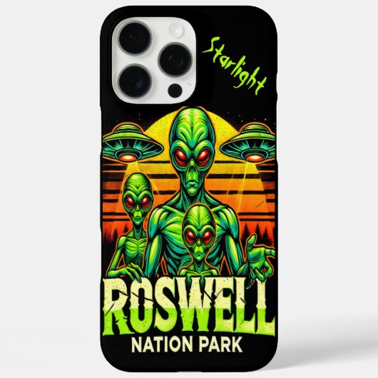 Ontdek buitenaardse mysteries in Roswell! Case-Mate iPhone Case (Achterkant)