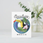 ontdek cabo san lucas mexico reis patch briefkaart (Staand voorkant)
