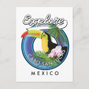 ontdek cabo san lucas mexico reis patch briefkaart