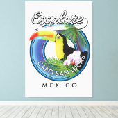 ontdek cabo san lucas mexico reis patch canvas afdruk (Insitu (Houten vloer))