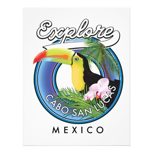 ontdek cabo san lucas mexico reis patch foto afdruk (Voorkant)
