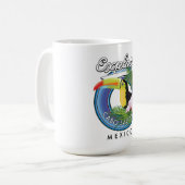 ontdek cabo san lucas mexico reis patch koffiemok (Voorkant links)