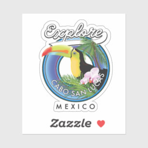 ontdek cabo san lucas mexico reis patch sticker