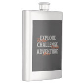 Ontdek Challenge Adventure Quote Motivatie Ins Flacon (Rechts)