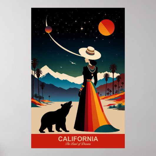 Ontdek de allure van Californië Travel Poster (Voorkant)