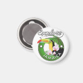 Ontdek de Bahamas-logo Magnet (Voorkant / Achterkant)