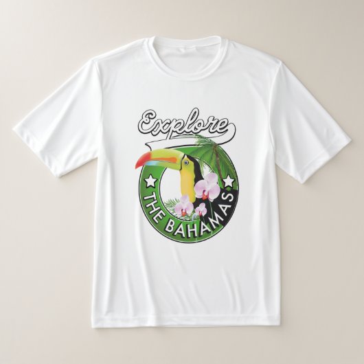 Ontdek de Bahamas-logo T-shirt (Laagn)