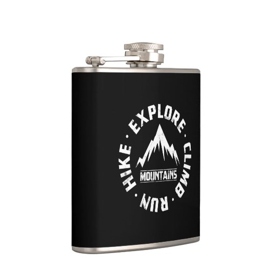 Ontdek de bergen heupfles (Rechts)