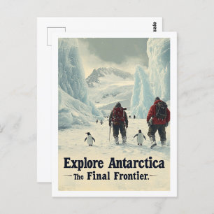 Ontdek de beroemde reisplaats van Antarctica Briefkaart