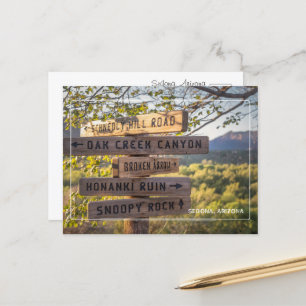 Ontdek de betoverende paden van Sedona, Arizona Briefkaart