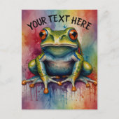 Ontdek de boeiende mooie kikker briefkaart (Voorkant)