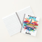 Ontdek de charme van Arkansas bij zonsondergang Notitieboek (Binnen)