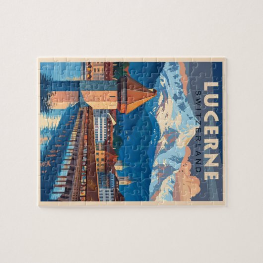 Ontdek de charme van Luzern Legpuzzel (Horizontaal)