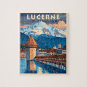 Ontdek de charme van Luzern Legpuzzel (Verticaal)