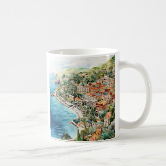 Ontdek de charmes van de kust van Monaco #8 Koffiemok (Rechts)