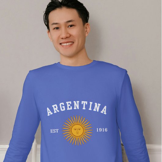 Ontdek de cultuur van Argentinië Flag T-shirt