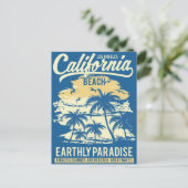 Ontdek de eindeloze zomer op het paradijsstrand briefkaart (Staand voorkant)