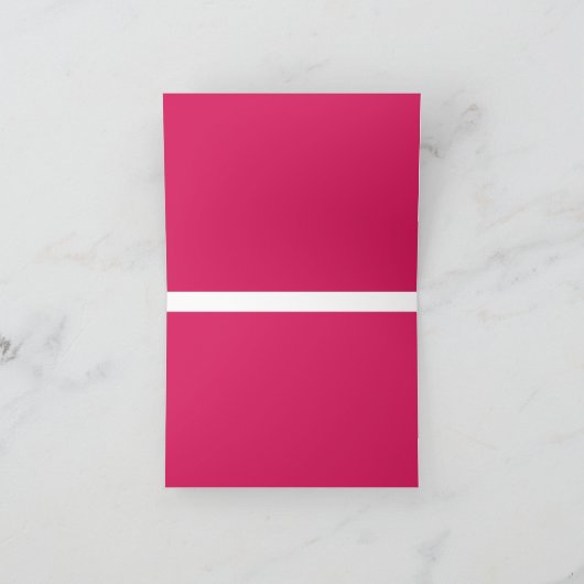 Ontdek de elegantie van roze achtergrond bedankkaart (Binnen)